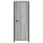 Mesitas noche 2 uds madera ingeniería gris Sonoma 32x42x80 cm