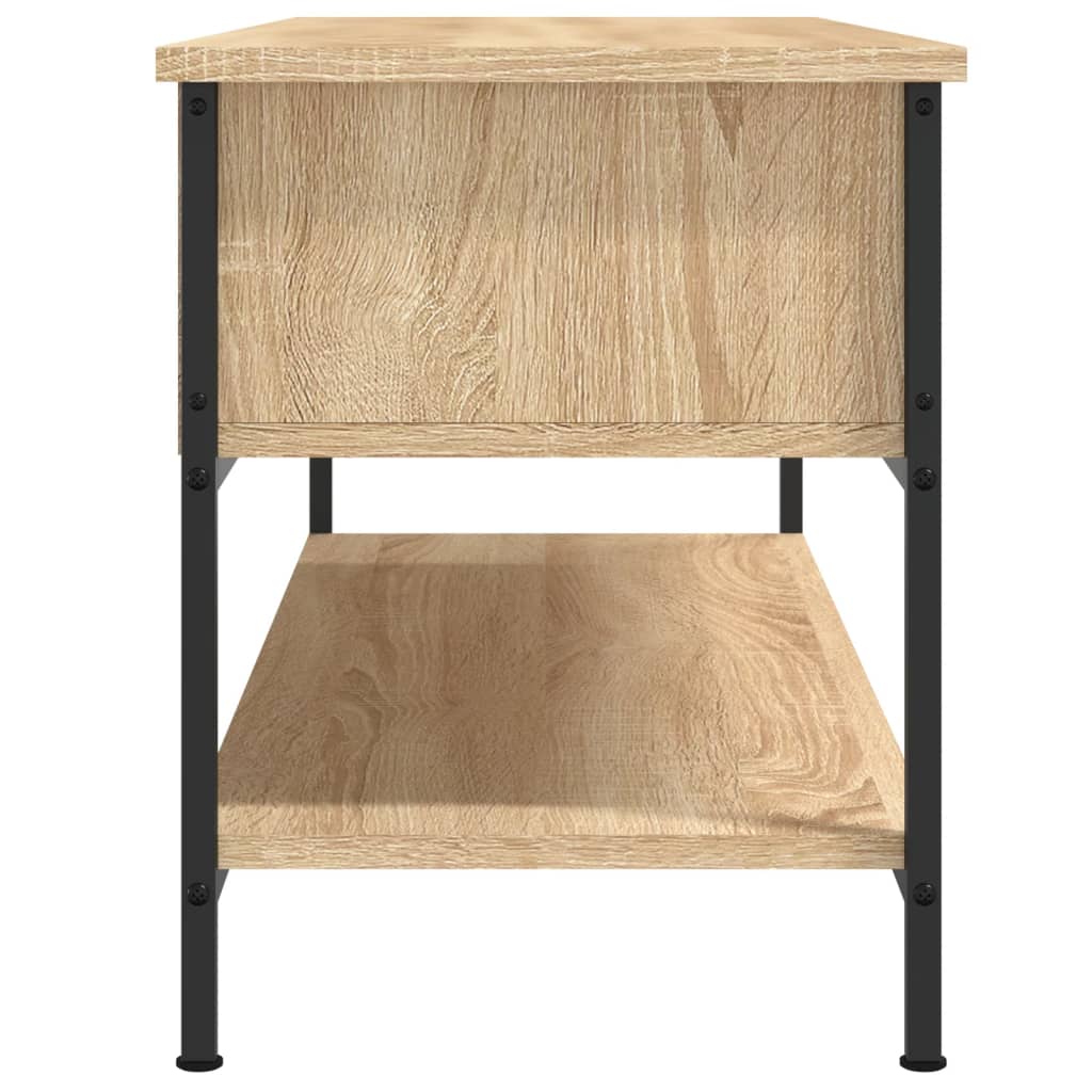 Mueble de TV roble Sonoma 100x35x45 cm madera de ingeniería