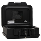 Caja fuerte negra 38x32,5x16,5 cm