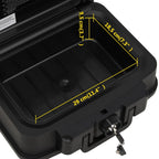 Caja fuerte negra 38x32,5x16,5 cm