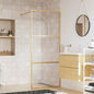 Mampara de ducha accesible vidrio ESG blanco 100x195 cm