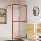 Mampara de ducha accesible vidrio ESG blanco 100x195 cm