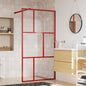 Mampara de ducha accesible vidrio ESG blanco 100x195 cm