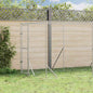 Galvanized steel outdoor dog kennel 2x10x2 m