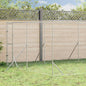 Galvanized steel outdoor dog kennel 2x10x2 m
