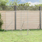 Galvanized steel outdoor dog kennel 2x10x2 m