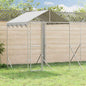 Galvanized steel outdoor dog kennel 2x10x2 m