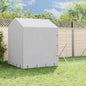 Galvanized steel outdoor dog kennel 2x10x2 m