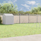 Galvanized steel outdoor dog kennel 2x10x2 m