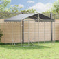 Galvanized steel outdoor dog kennel 2x10x2 m