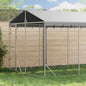 Galvanized steel outdoor dog kennel 2x10x2 m