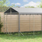 Galvanized steel outdoor dog kennel 2x10x2 m