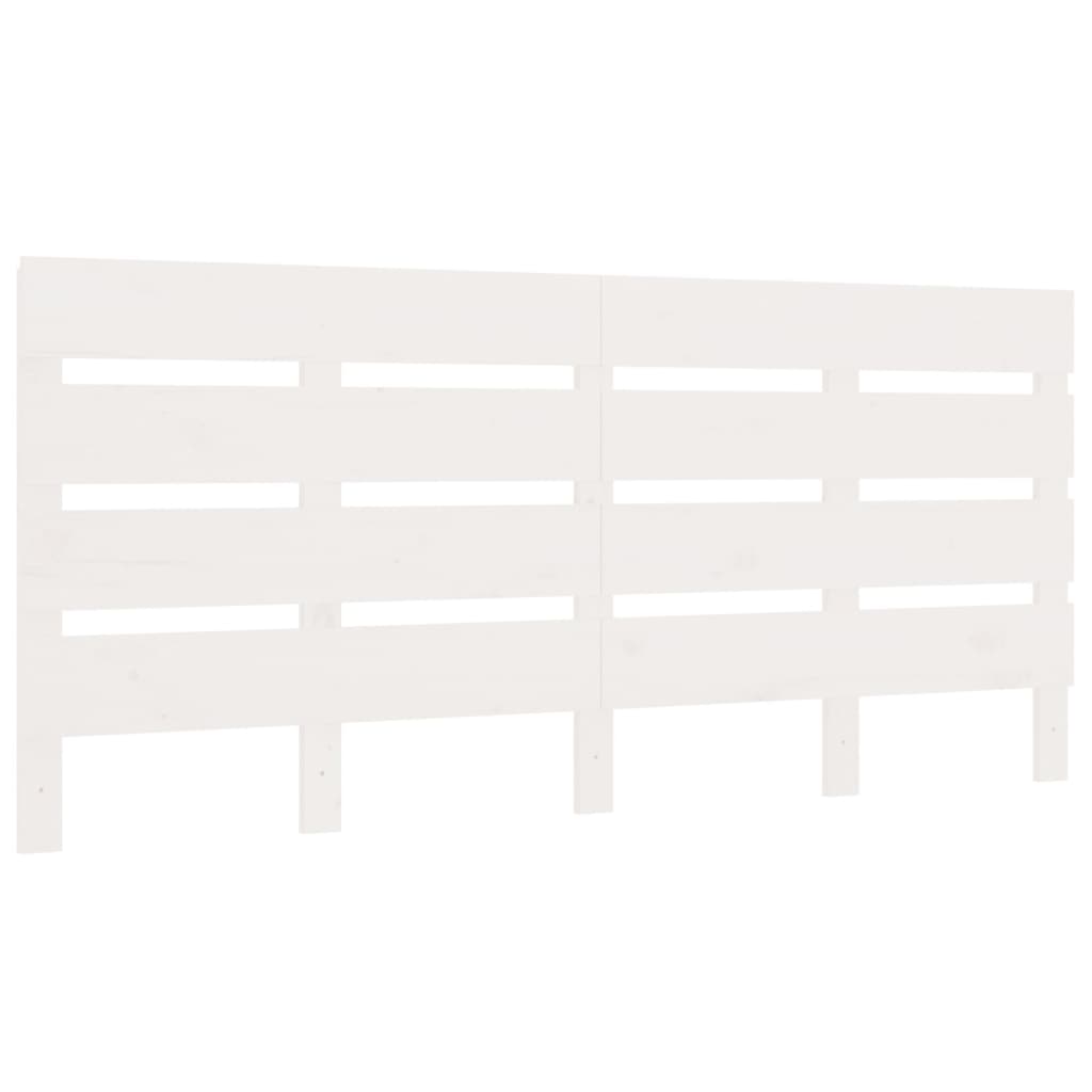 Estructura de cama madera maciza de pino blanco 120x190 cm