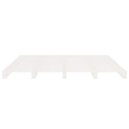 Estructura de cama madera maciza de pino blanco 120x190 cm