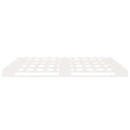 Estructura de cama madera maciza de pino blanco 120x190 cm
