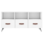 Mueble de TV madera de ingeniería blanco 102x36x50 cm
