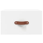 Mesita de noche de pared blanco 35x35x20 cm