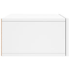 Mesita de noche de pared blanco 35x35x20 cm