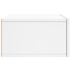 Mesitas de noche de pared 2 uds blanco 35x35x20 cm