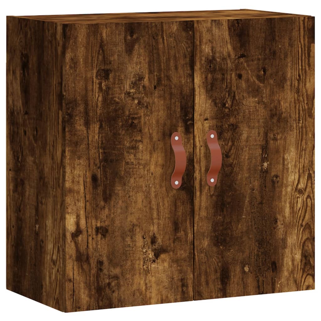 Armario de pared madera de ingeniería roble ahumado 60x31x60 cm