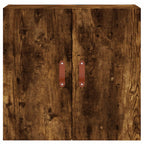 Armario de pared madera de ingeniería roble ahumado 60x31x60 cm