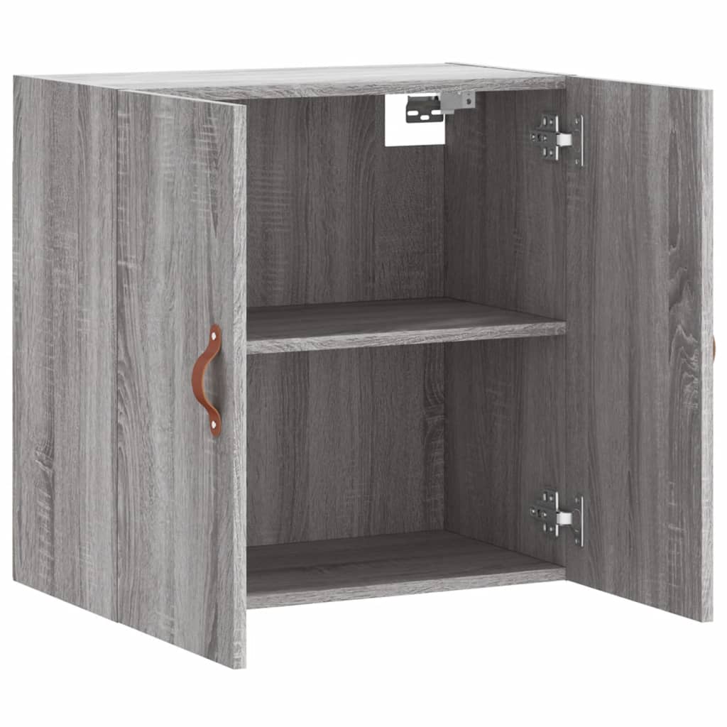 Armario de pared madera de ingeniería gris Sonoma 60x31x60 cm