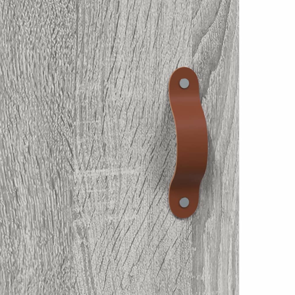 Armario de pared madera de ingeniería gris Sonoma 60x31x60 cm
