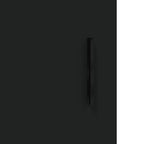 Armario de pared madera de ingeniería negro 60x31x60 cm