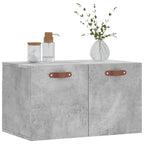Armario de pared madera ingeniería gris hormigón 60x36,5x35 cm