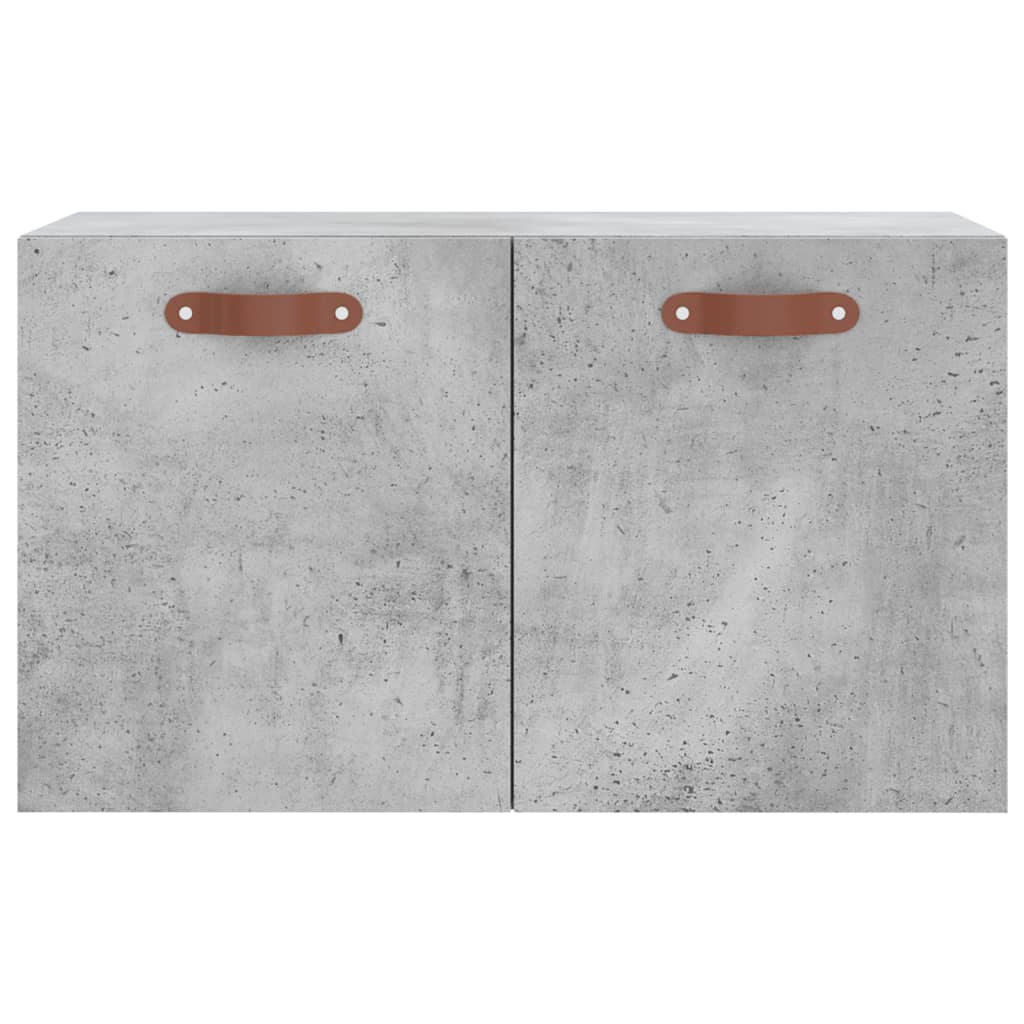 Armario de pared madera ingeniería gris hormigón 60x36,5x35 cm