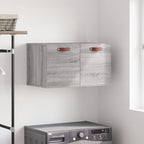 Armario de pared madera de ingeniería gris Sonoma 60x31x60 cm