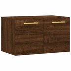 Armario de pared madera ingeniería marrón roble 60x36,5x35 cm