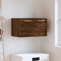 Armario de pared madera ingeniería marrón roble 60x36,5x35 cm