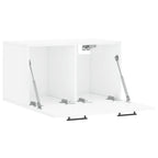 Armario pared madera contrachapada blanco brillo 60x36,5x35 cm