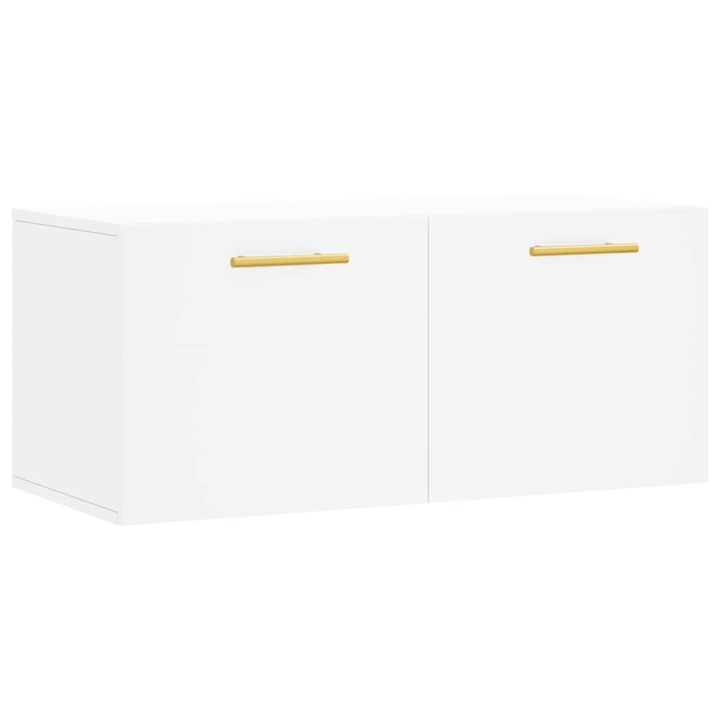 Armario de pared madera de ingeniería blanco 80x36,5x35 cm