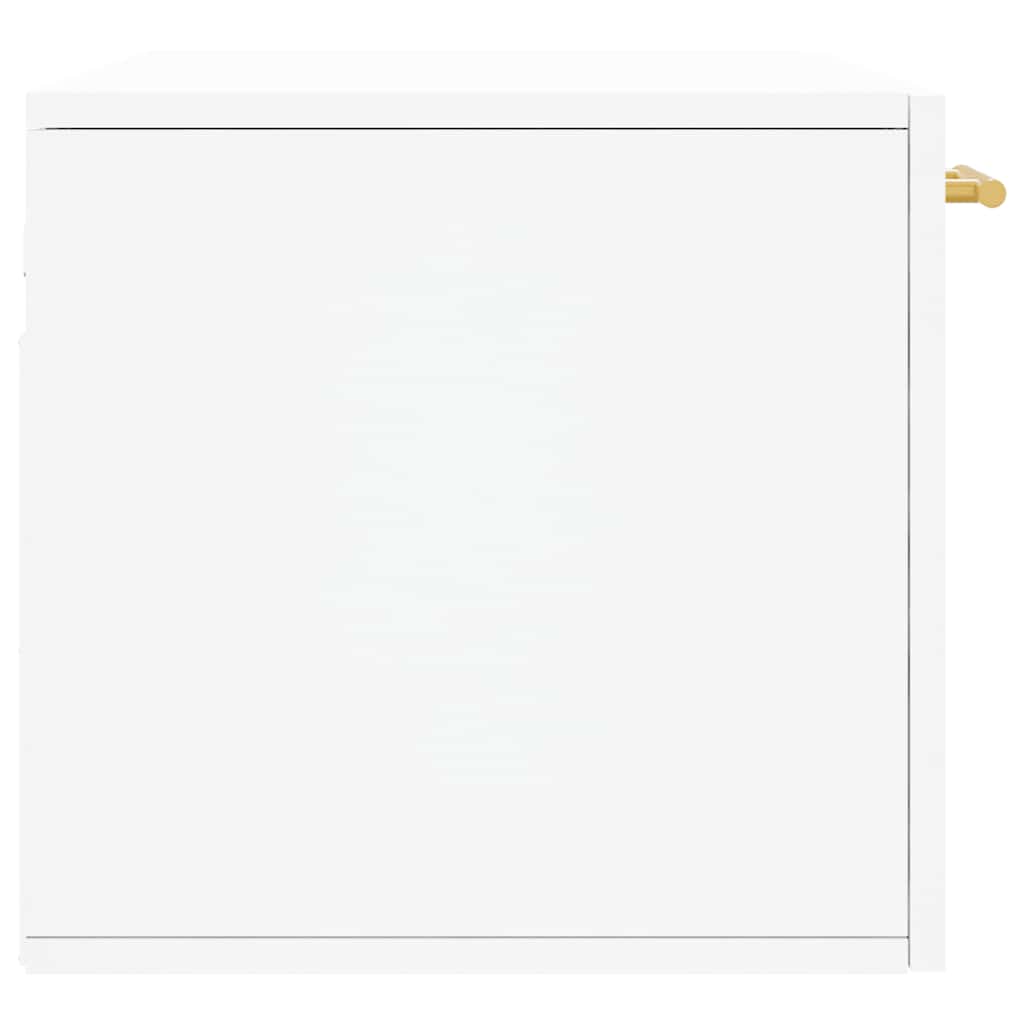 Armario de pared madera de ingeniería blanco 80x36,5x35 cm