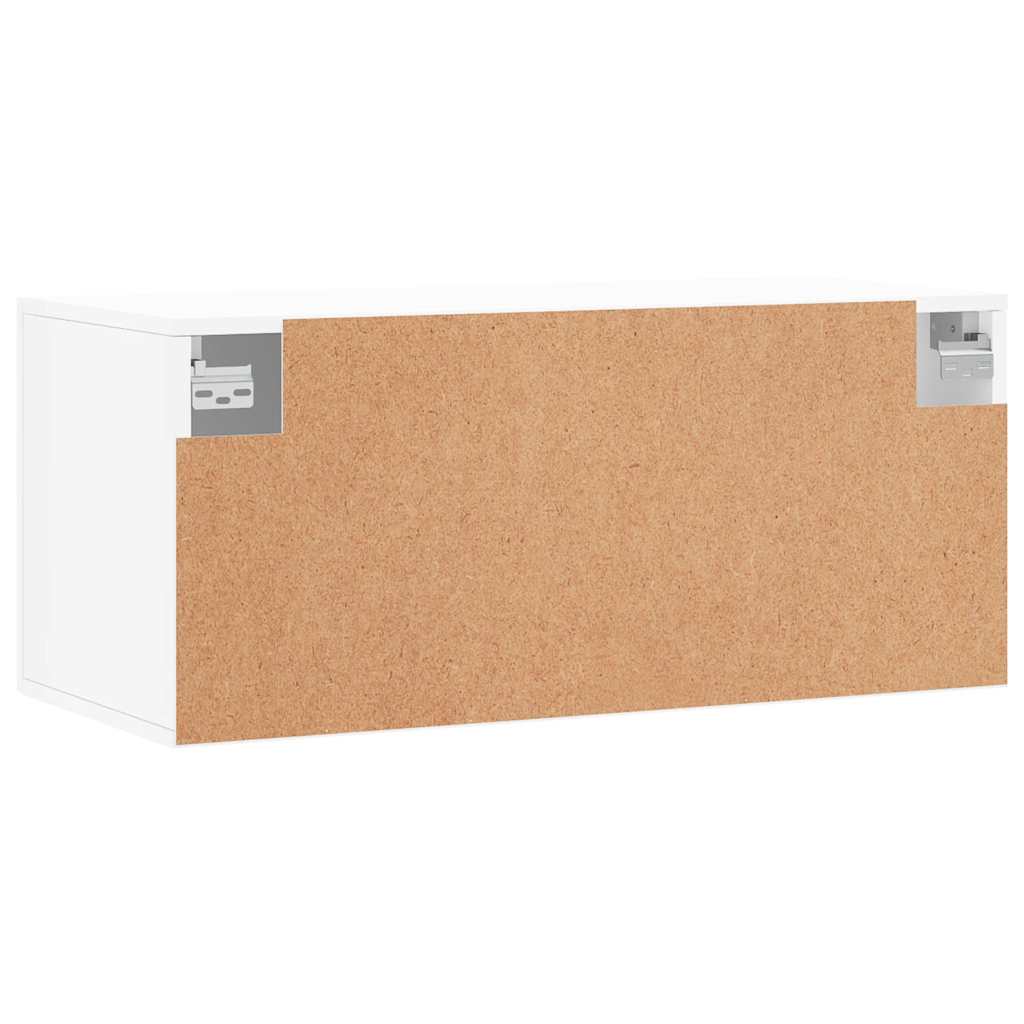 Armario de pared madera de ingeniería blanco 80x36,5x35 cm