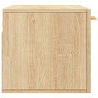 Armario de pared madera ingeniería roble Sonoma 80x36,5x35 cm