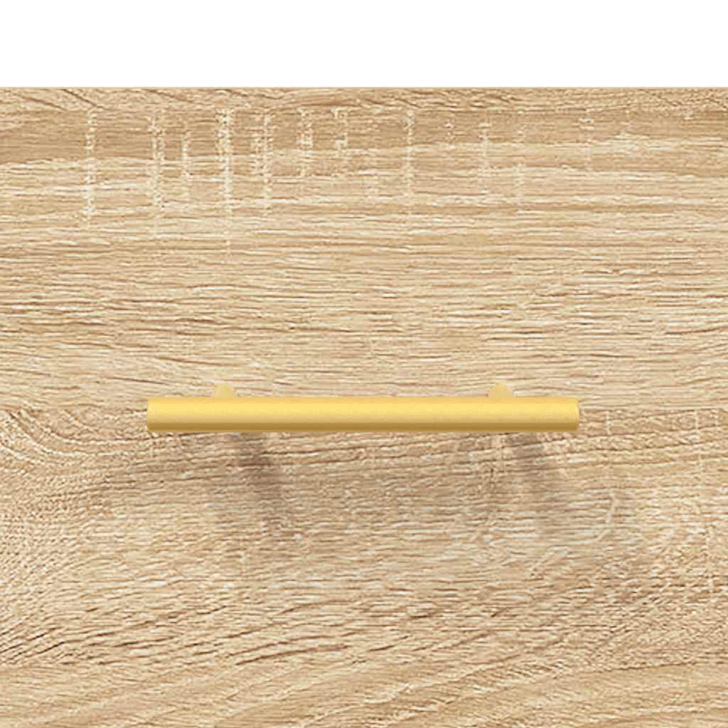 Armario de pared madera ingeniería roble Sonoma 80x36,5x35 cm