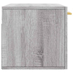 Armario de pared madera de ingeniería gris Sonoma 80x36,5x35 cm