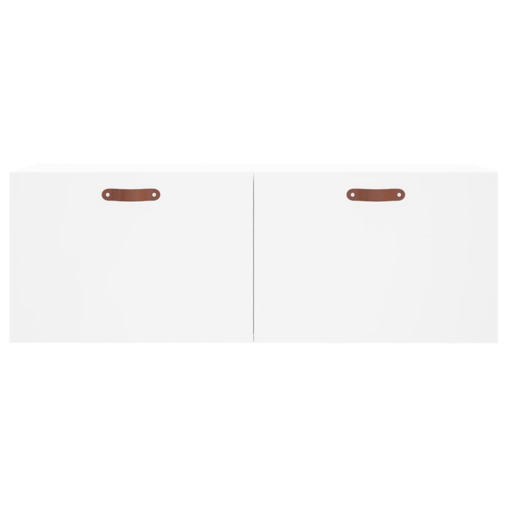 Armario de pared madera de ingeniería blanco 100x36,5x35 cm