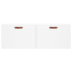 Armario de pared madera de ingeniería blanco 100x36,5x35 cm