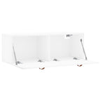 Armario de pared madera de ingeniería blanco 100x36,5x35 cm