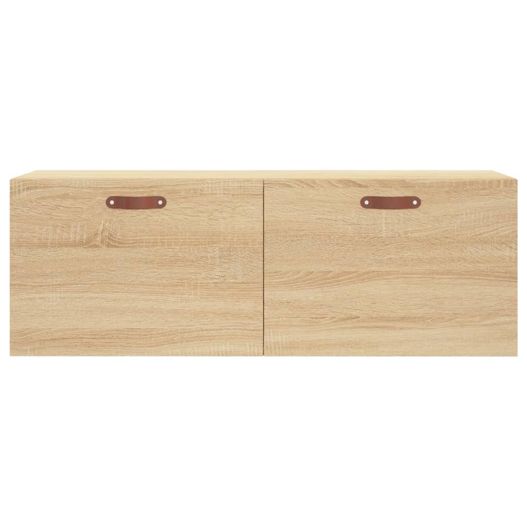 Armario de pared madera ingeniería roble Sonoma 100x36,5x35 cm
