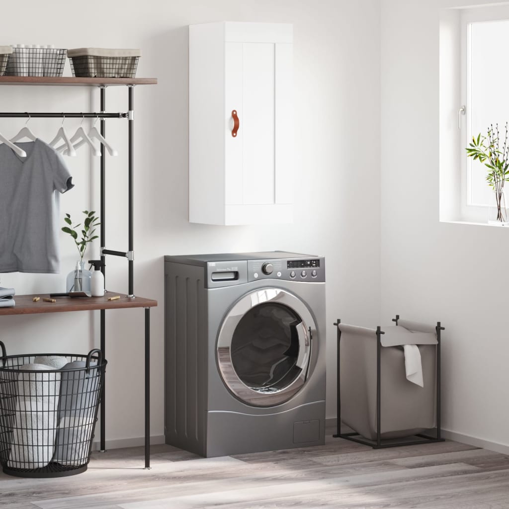 Concrete gray wall cabinet 34.5x34x90 cm