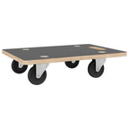 Carritos de transporte 2 uds rectangular 50x35x11,5 cm 250 kg