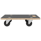Carritos de transporte 2 uds rectangular 50x35x11,5 cm 250 kg