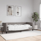 Sofá cama cuero sintético blanco 100x200 cm