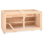 Jaula para hámster 104x52x54 cm de madera maciza de abeto