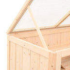Jaula para hámster 104x52x54 cm de madera maciza de abeto